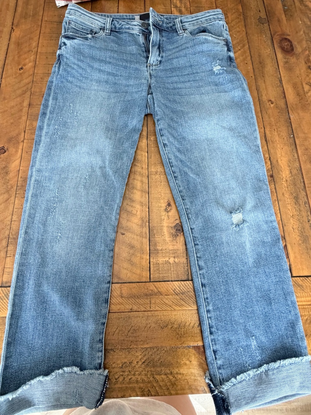 KUT from the Kloth Reese Ankle Straight Leg Straight Leg Jeans Size 8 Blue